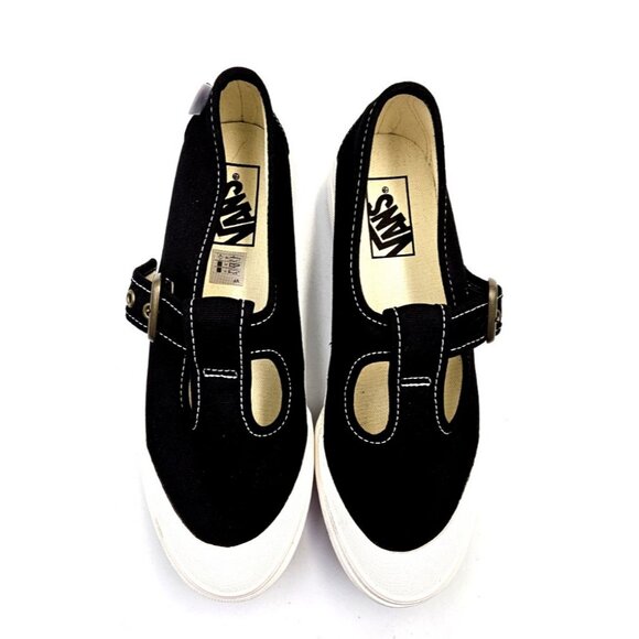 Vans UA Style 93 Mary Jane Black Slip-Ons Shoes Womens Sz 8 Chunky Lug Soles - Picture 2 of 7